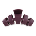 Teleties | Classic Hair Clip | Large | Burgundy Bliss