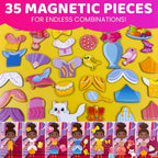 Quokka Magnetic Dress-Up Dolls for Kids| Princess
