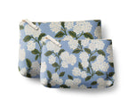 Rifle Paper Co. Hydrangea Zippered Pouch Set