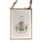 French Graffiti Merry Christmas Paducah Tea Towel