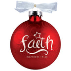 Dicksons Faith Swirl Half Dome Ornament