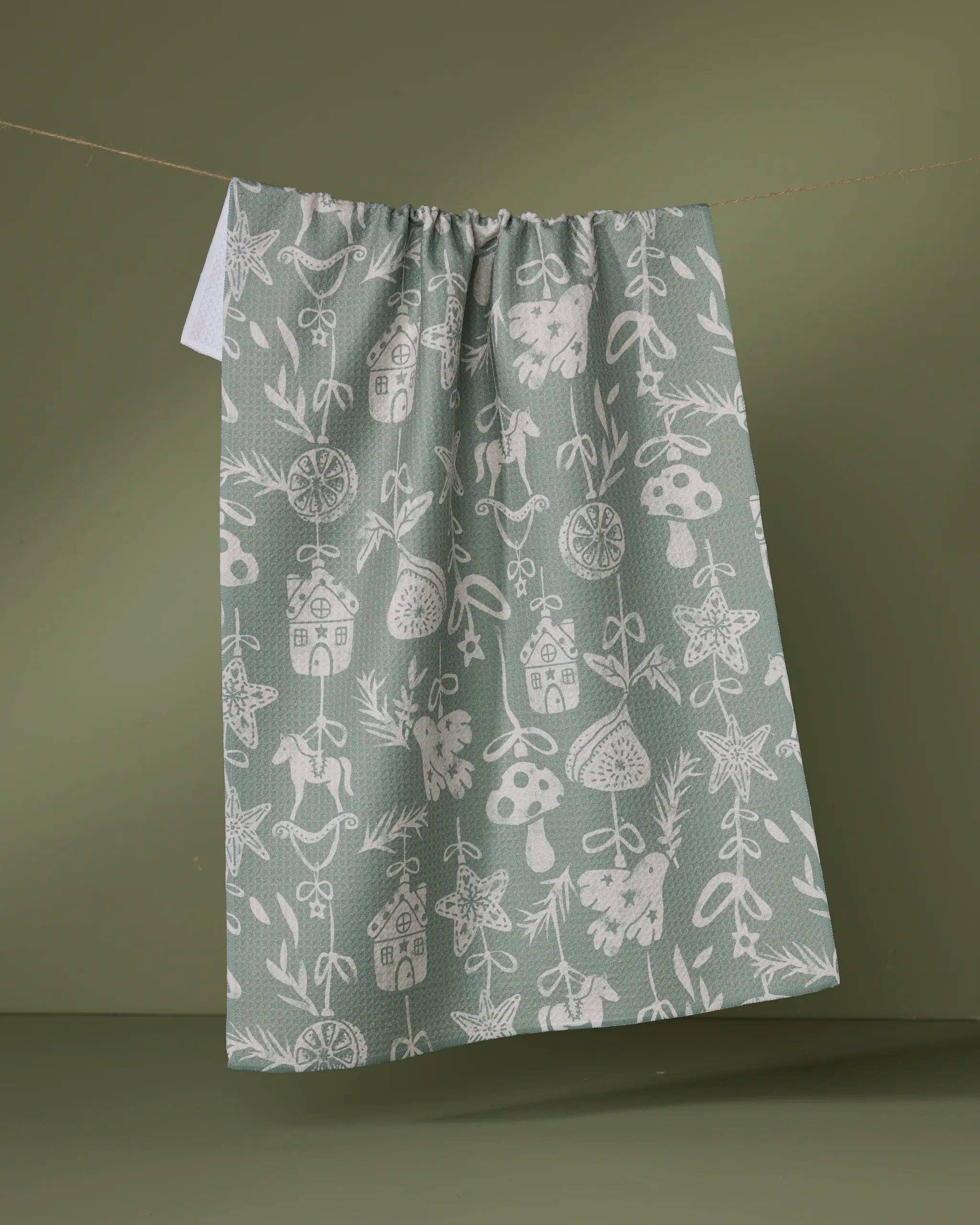 Geometry | Tea Towel | Cozy Ornaments