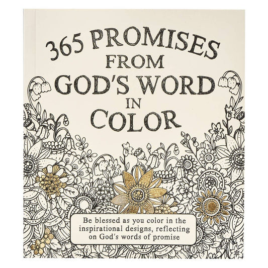 Christian Art Gifts | 365 Promises God's Word in Color | Coloring Devotional