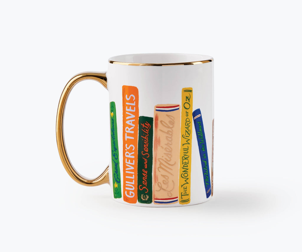 Rifle Paper Co. Book Club Porcelain Mug