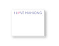 BRIDGE, MAHJONG AND CANASTA DITTIE NOTEPAD: MAHJONG