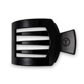 Teleties | Square Flat Hair Clip | Large | Jet Black