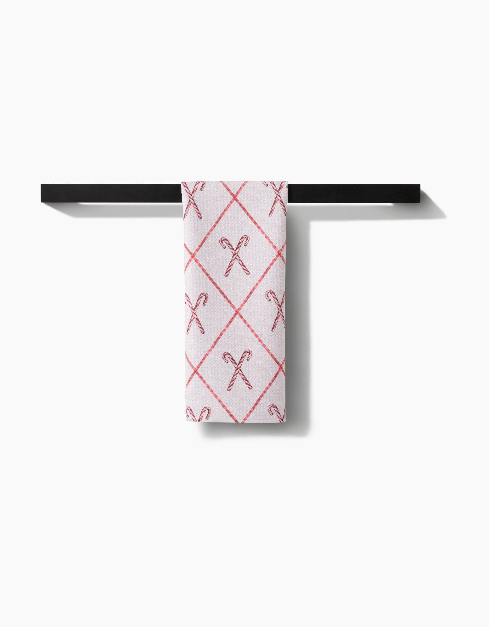 Geometry | Tea Towel | Festive Candy Canes