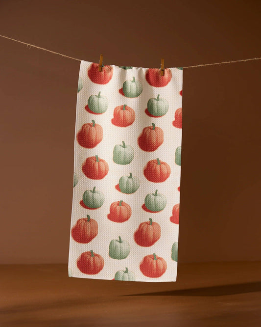 Geometry Pumpkin Pop Bar Towel