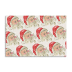 French Graffiti Santa with Red Hat Paper Placemats