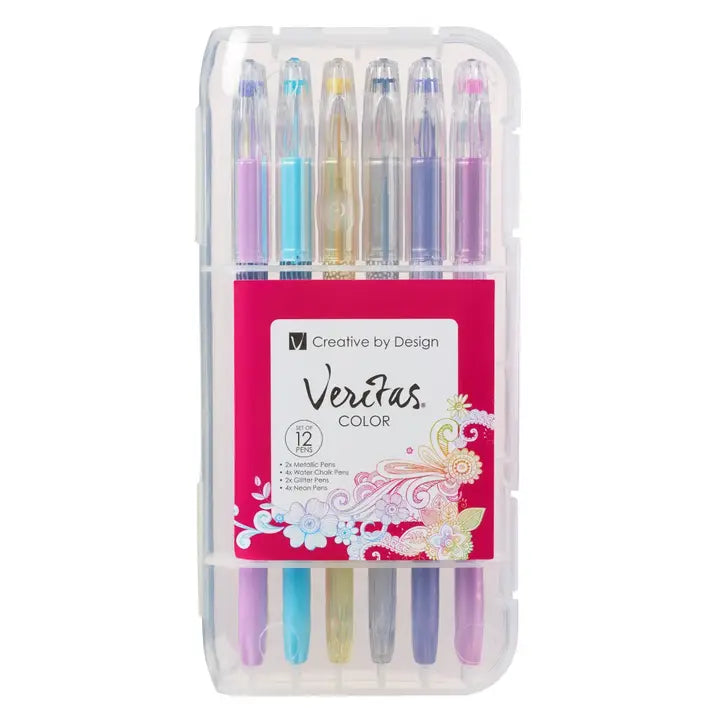 Christian Art Gifts Gel Pen Set 12pc Assortment