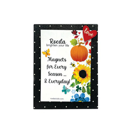 Roeda Studios | Easel w/ Kickstand | Black Polka Dots
