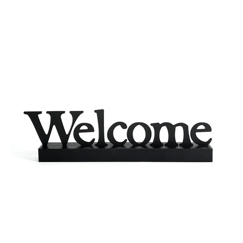 Roeda "Welcome" Magnetic Word w/ Wood Base