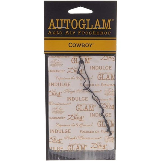 Tyler Cowboy AutoGlam Auto Air Freshner - 1 pack