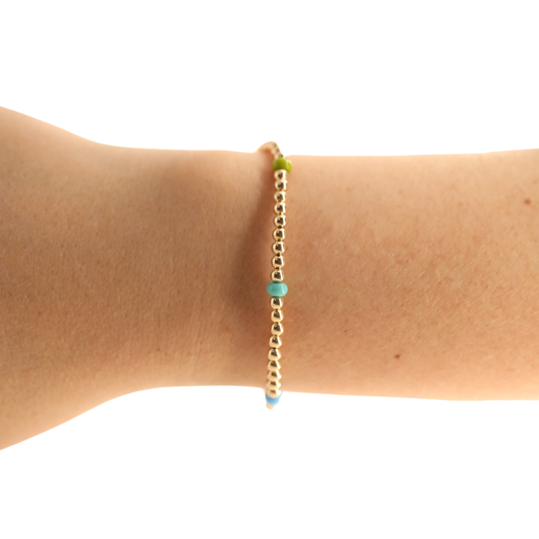 Beaded Blondes | Confetti Poppi Bracelet | Kids Size