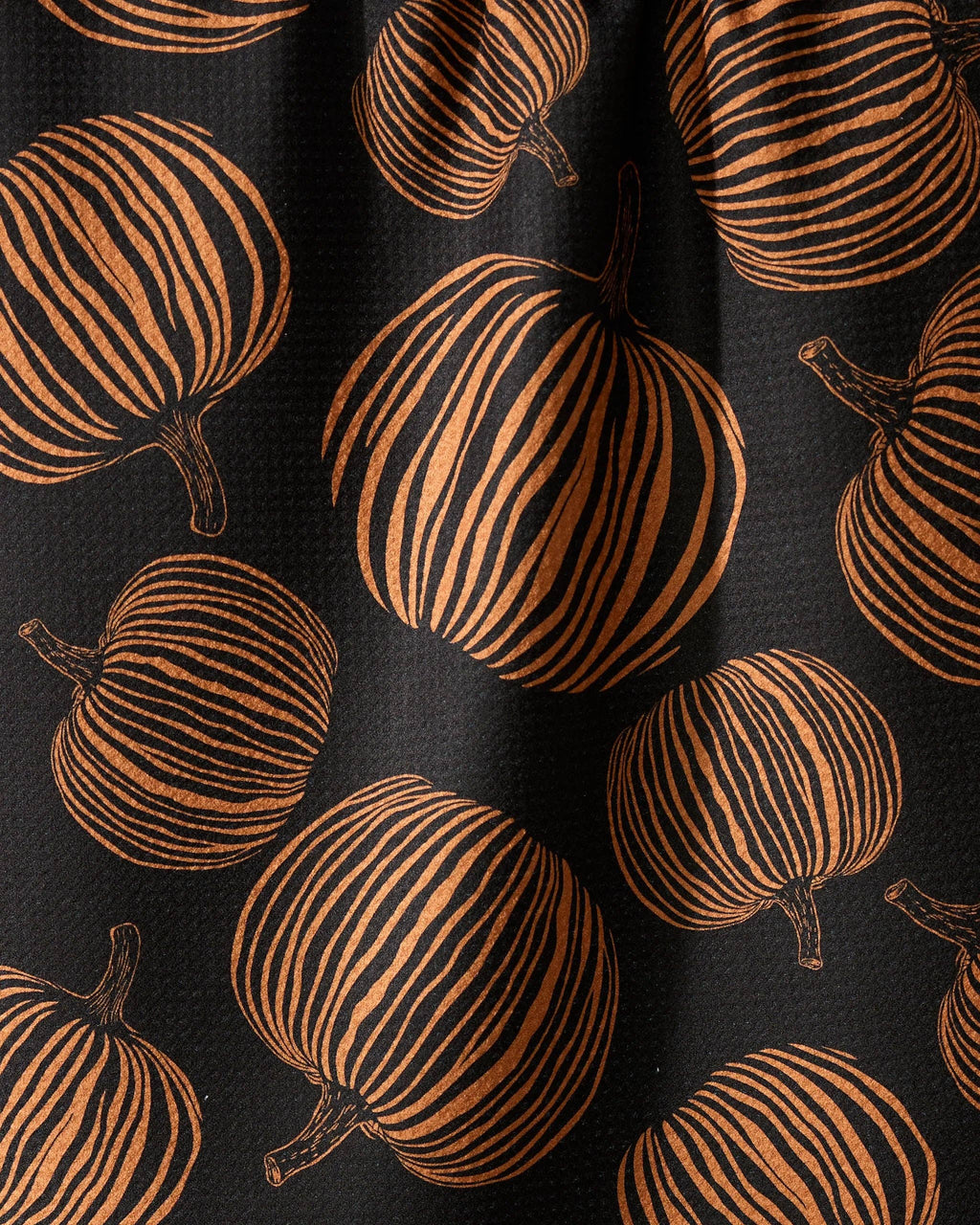 Geometry | Tea Towel | Pumpkin Noir