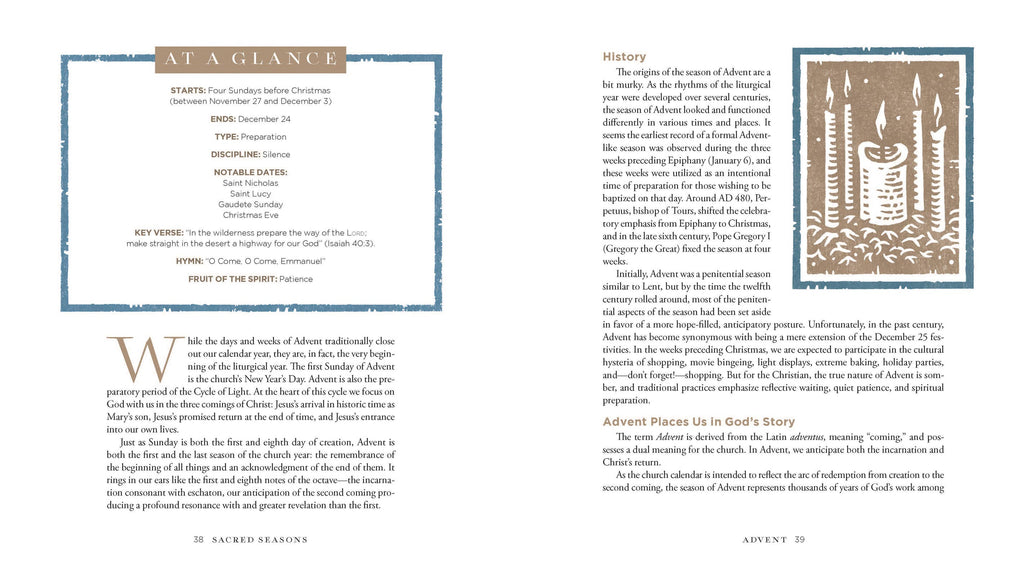 Sacred Seasons: Hardcover / English