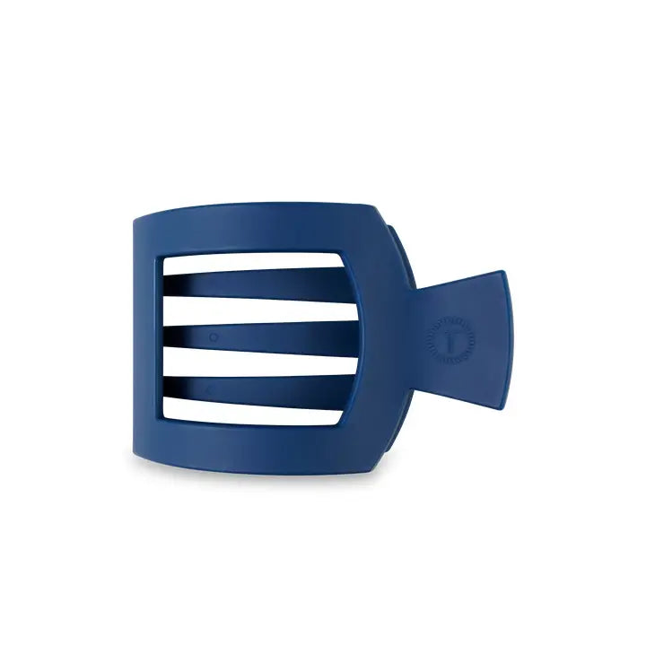 Teleties | Square Flat Hair Clip | Med. | Midnight Rain