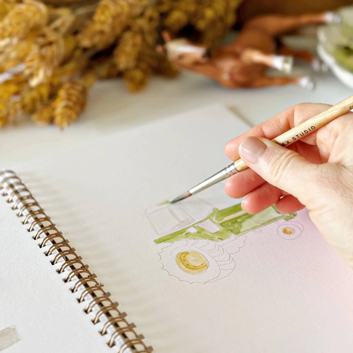 Emily Lex | Watercolor Workbook | Farm