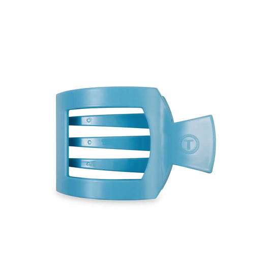Teleties Flat Square Hair Clip | Medium | Summer Sky