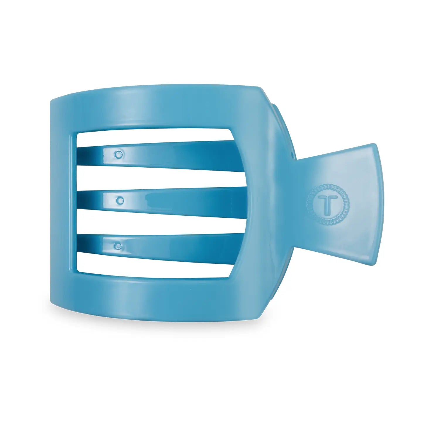 Teleties | Flat Square Hair Clip | Medium | Summer Sky