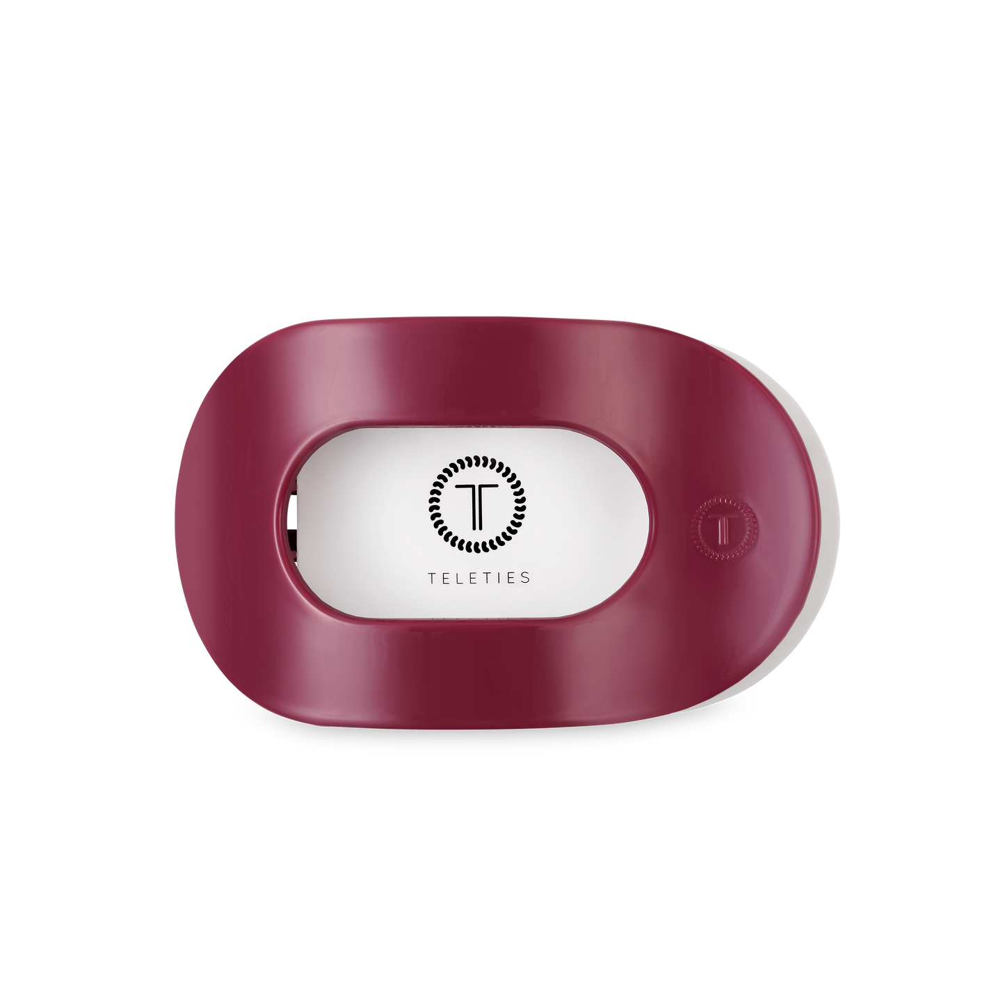 Teleties Flat Round Hair Clip | Medium | Wild Side