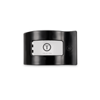 Teleties | Flat Rectangle Hair Clip | Small | Jet Black