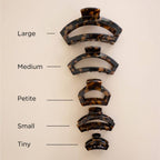 Open Hair Clip | Petite | Tortoise