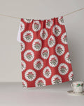 Geometry | Tea Towel | Merry Mistletoe