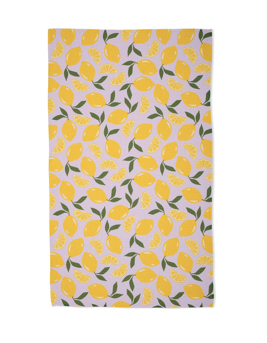 Geometry | Tea Towel | Sweet Lemon