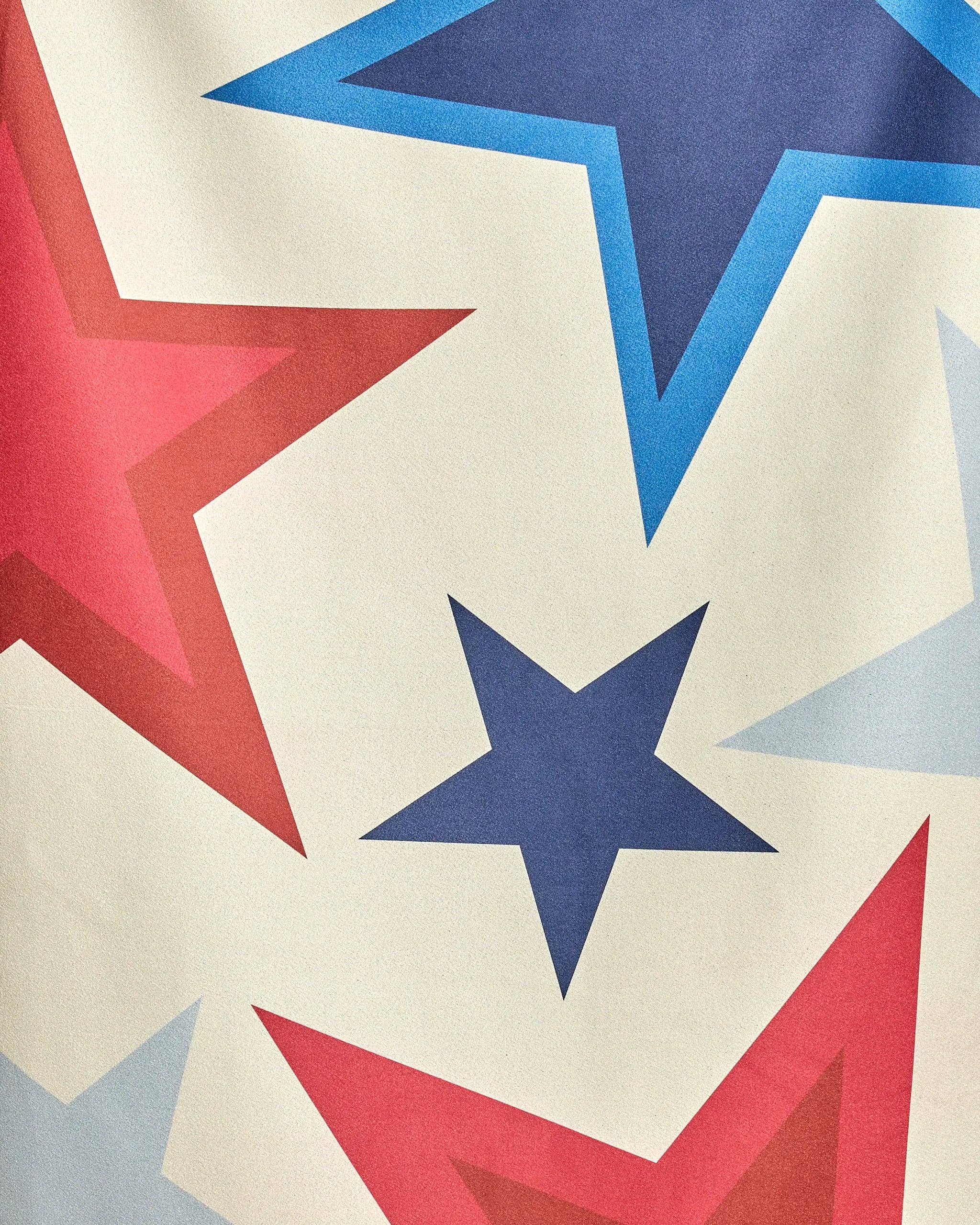 Geometry | Beach Towel | Liberty Stars