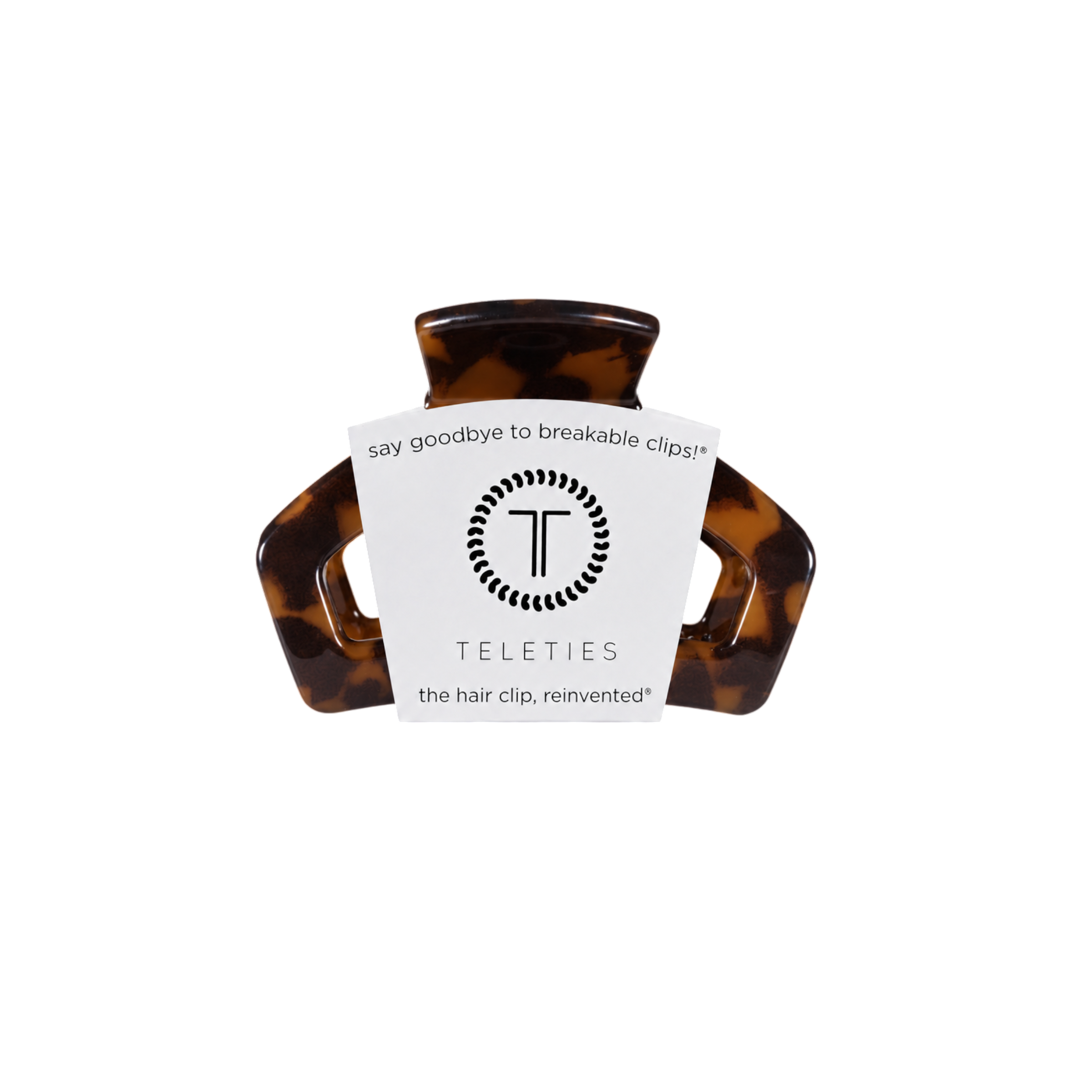 Open Hair Clip | Petite | Tortoise
