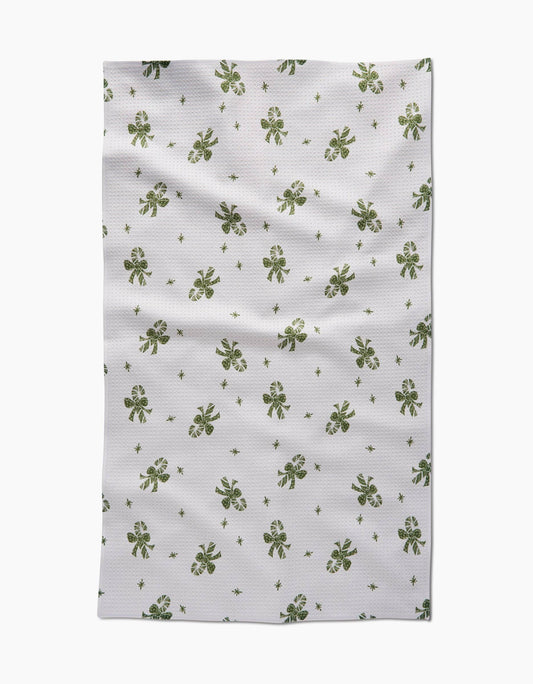 Geometry Candy Canes For You Tea Towel