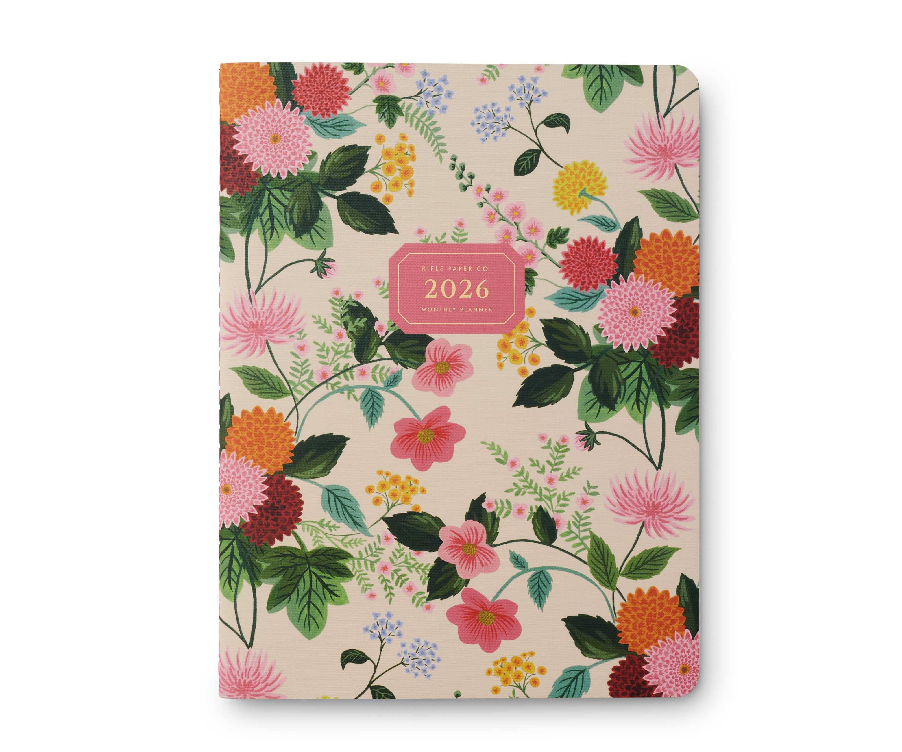 Rifle Paper Co. 2026 Dahlia 12-Month Appointment Notebook
