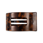 Flat Rectangle Hair Clip | Medium | Tortoise