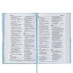 Christian Art Gifts | Bible NLT Infant, Hardcover | Blue