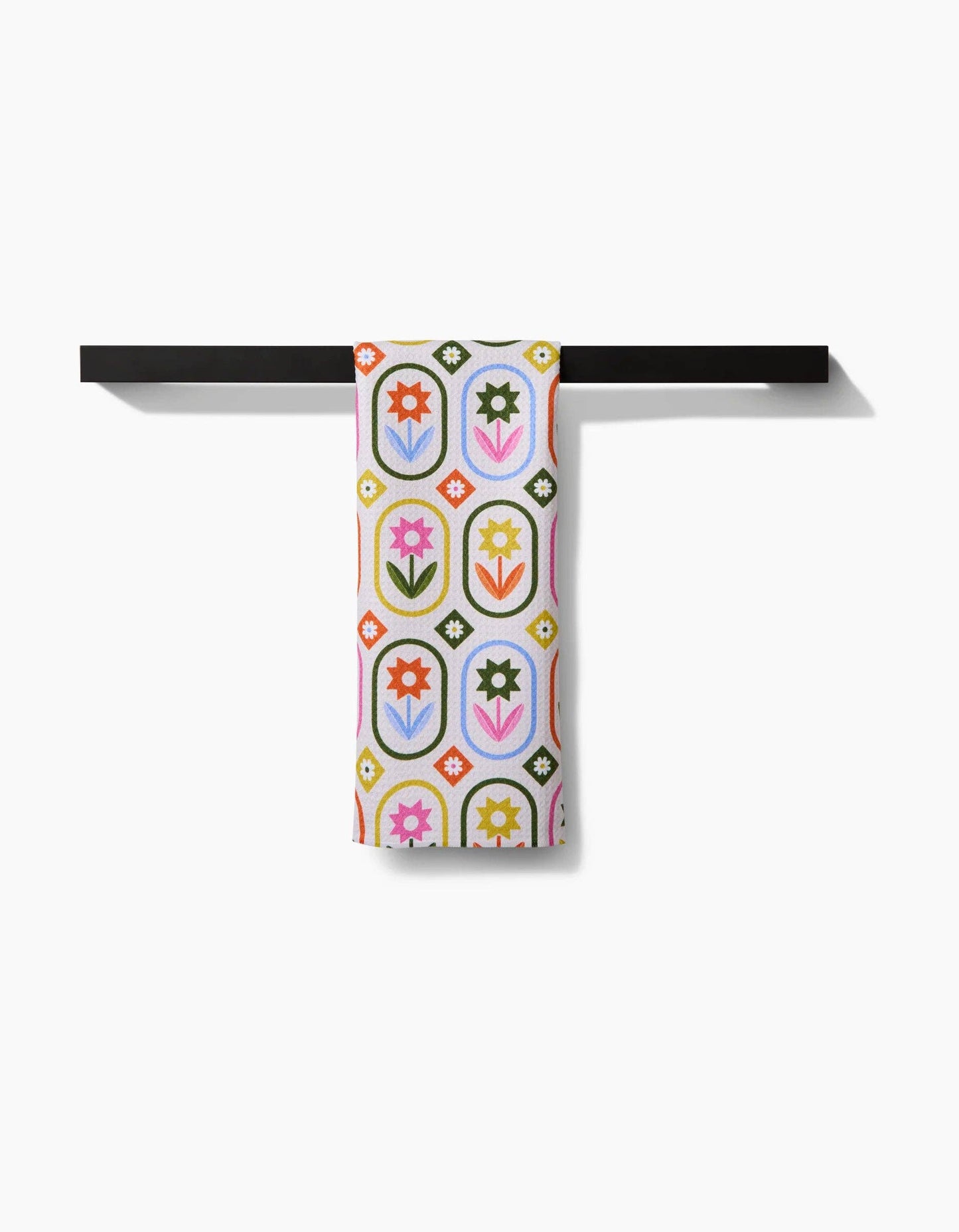 Geometry | Teal Towel | Petal Patchwork