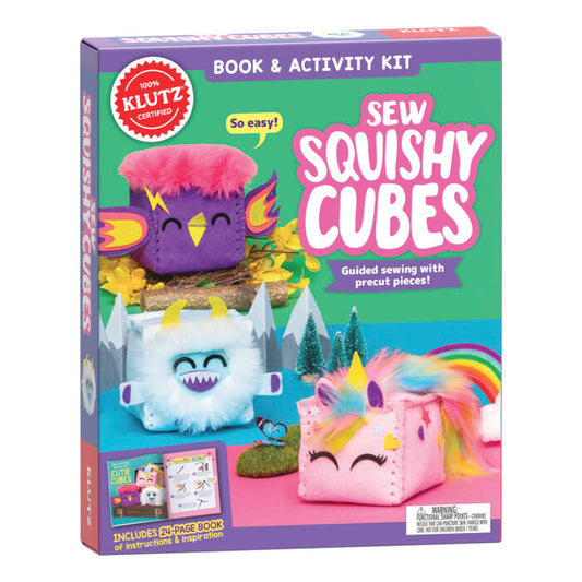 KLUTZ Sew Squishy Cubes Activity Set