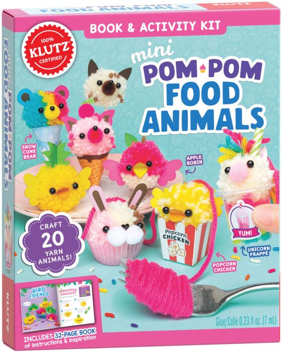 KLUTZ Mini Pom-Pom Food Animals