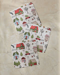 Geometry | Dishcloth Set | Winter Village