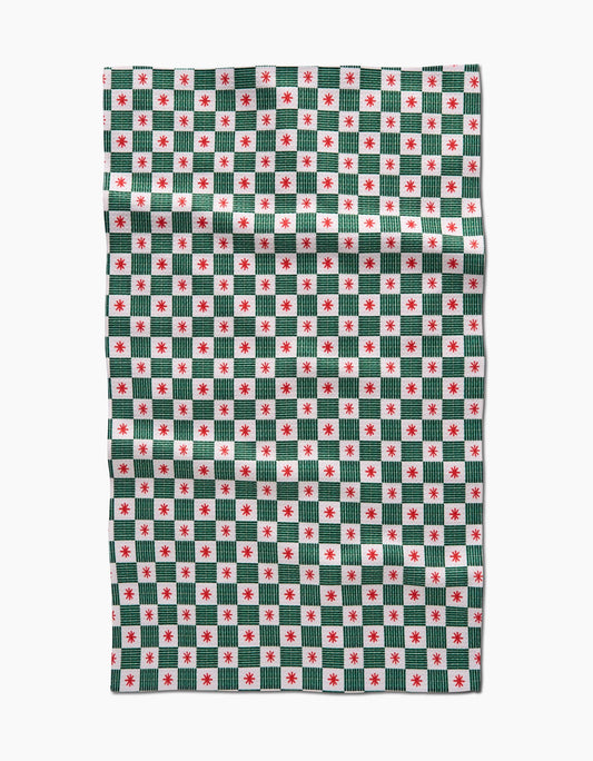Geometry Jolly Grid Tea Towel
