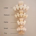 Classic Claw Clip | Almond Beige | Petite