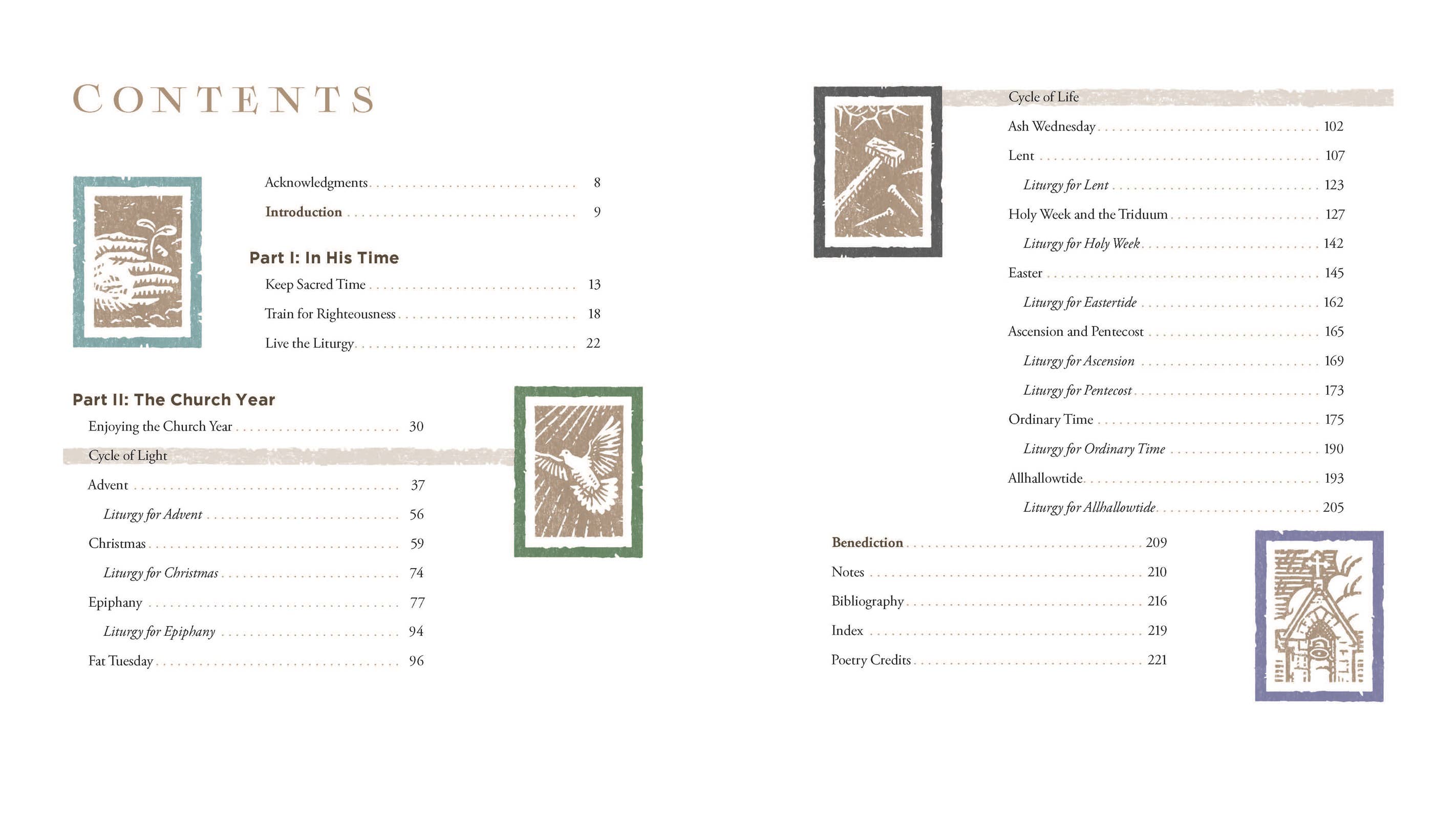 Sacred Seasons: Hardcover / English