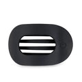 Teleties | Round Flat Hair Clip | Black | Large
