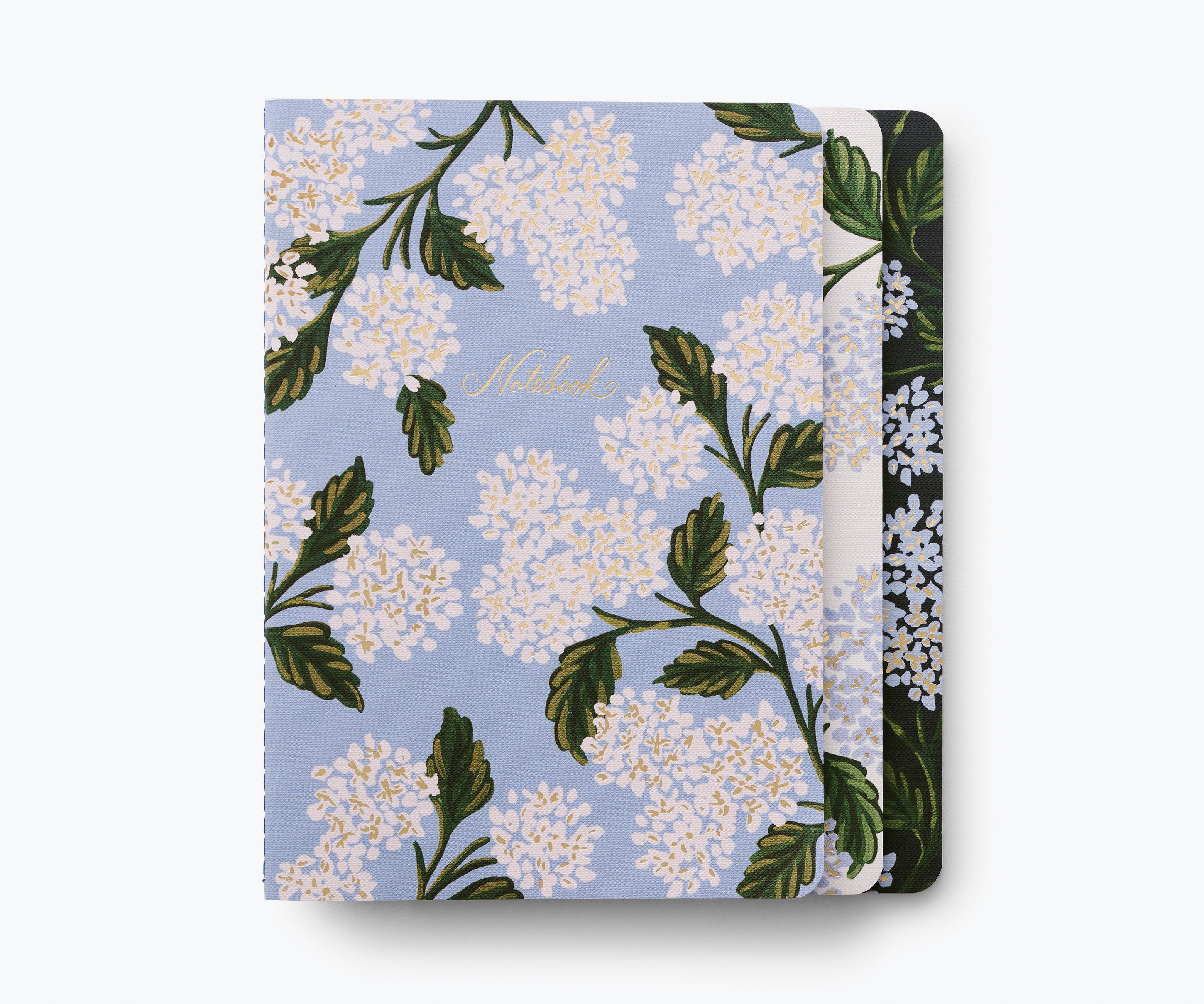 Rifle Paper Co. Assorted Set of 3 Hydrangea Notebooks