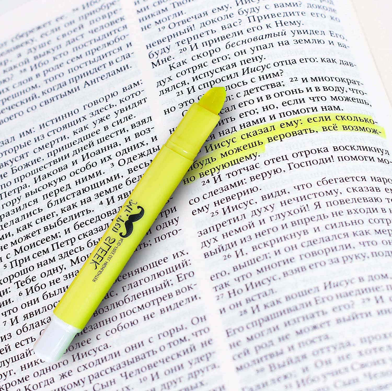 Mr. Pen | Bible Gel Highlighters No Bleed | 8 Pack Twist-Up