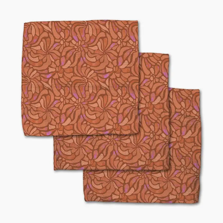 Geometry | Dishcloth Set | Coral Swirls