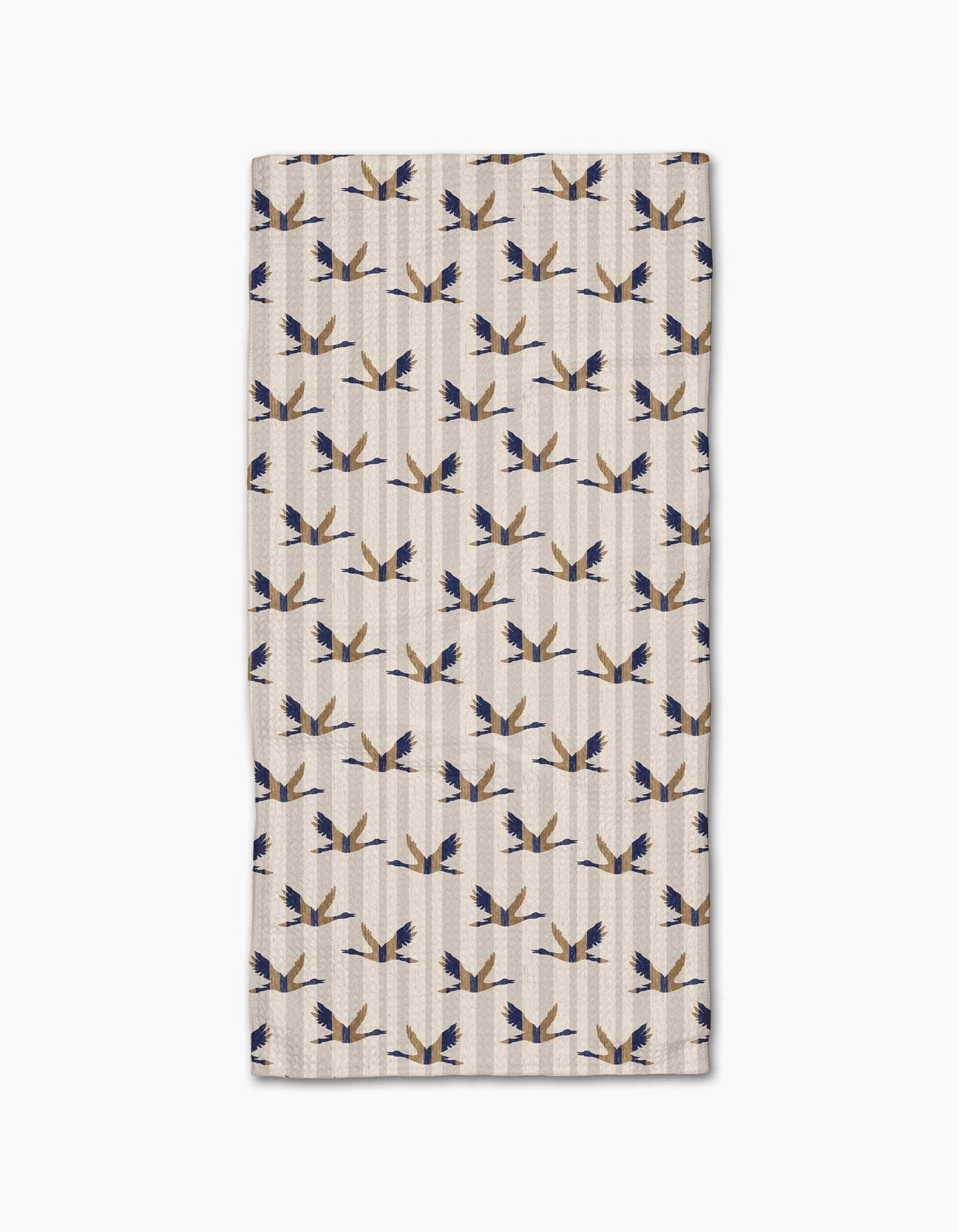Geometry | Bar Towel | Striped Nautical Birds