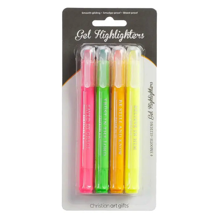 Christian Art Gifts | Highlighter | 4pc Set