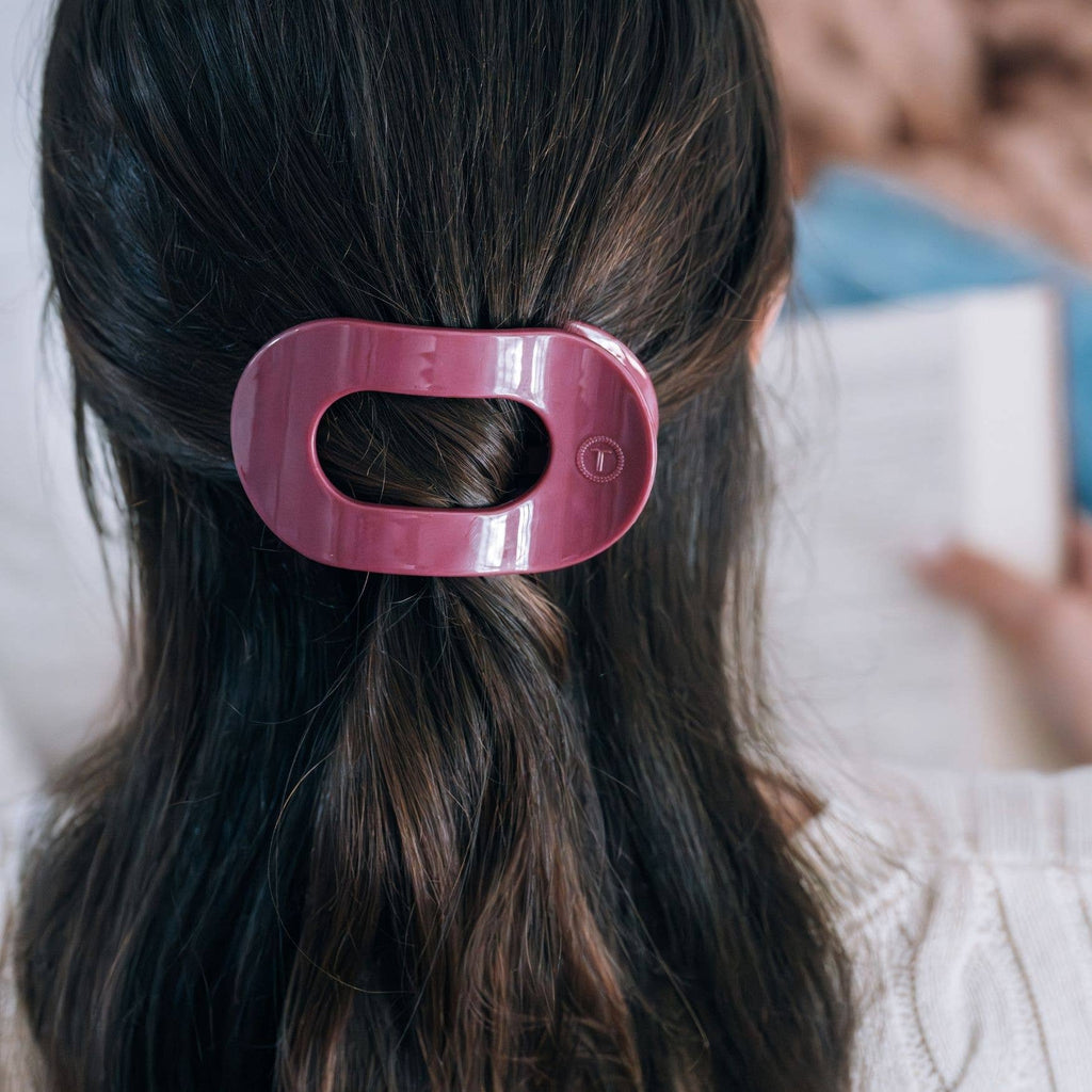 Teleties | Flat Round Hair Clip | Medium | Wild Side