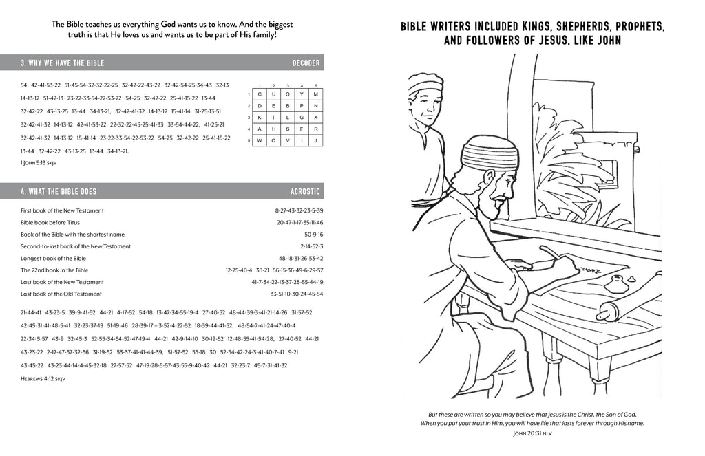 Barbour | Know Your Bible | Activity Book for Kids